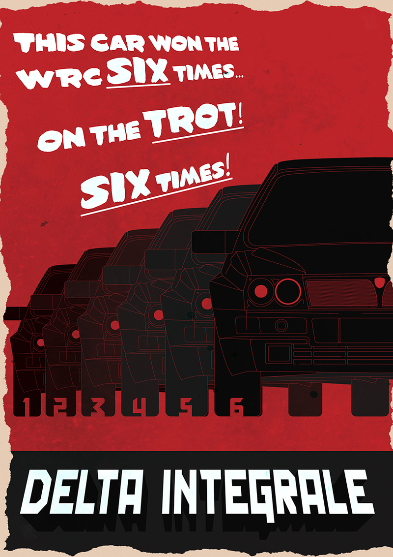 Illustration for article titled You Need These Ridiculously Cool Lancia Top Gear Posters In Your Living Room